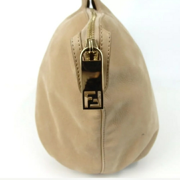 AUTHENTIC FENDI LAMPO 8BR636-DRD TOTE BAG LEATHER - Picture 2 of 8